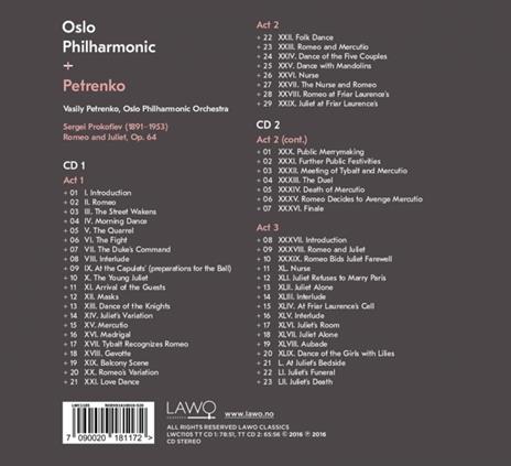 Romeo and Juliet - CD Audio di Sergei Prokofiev - 2