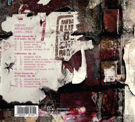Sonate per Violino - CD Audio di Sergei Prokofiev - 3