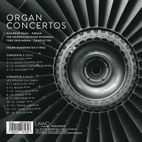 Organ Concertos - CD Audio di Frank Nordensten - 2
