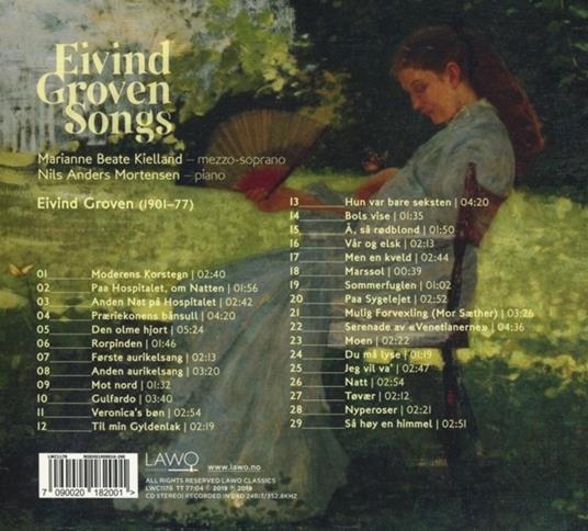Eivind Groven Songs - CD Audio di Eivind Groven,Marianne Beate Kielland - 2