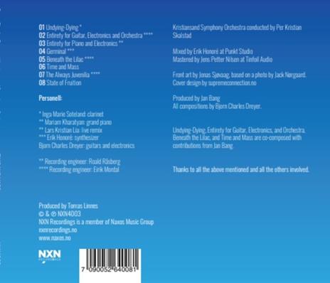 Time And Mass - CD Audio di Kristiansand Symphony Orchestra - 2