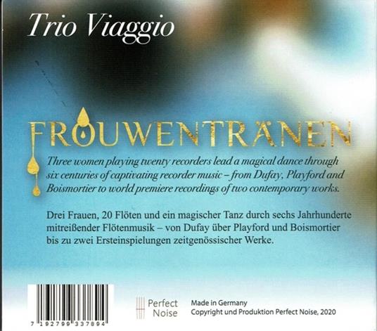 Frouwen Tranen - CD Audio di Trio Viaggio - 2