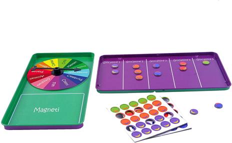 Purple Cow- Nomi, Cose, Città Magnetico Gioco, 7290016026870 - 3