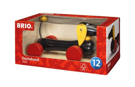 BRIO - Cane Bassotto, Gioco Spingi e Cammina in Legno, Età 12+ Mesi - 3