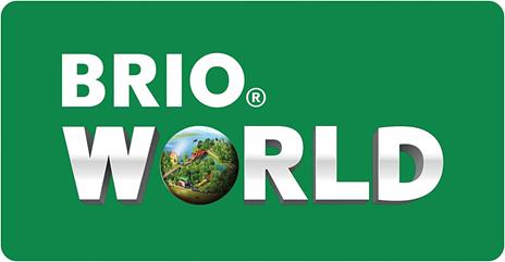 BRIO WORLD - Rotonda Girevole Meccanica, Accessori per Pista Trenino BRIO, Età 3+ Anni - 6
