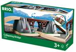BRIO WORLD - Ponte Pericolante, Accessorio per Pista Trenino BRIO, Set da 3 Pezzi, Età 3+ Anni