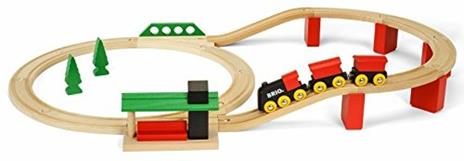 BRIO - Set Ferrovia Deluxe, Pista Trenino con Accessori, 25 Pezzi, Età 24+ Mesi - 3