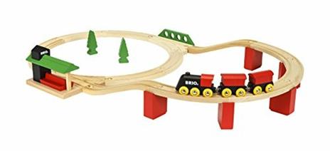 BRIO - Set Ferrovia Deluxe, Pista Trenino con Accessori, 25 Pezzi, Età 24+ Mesi - 4