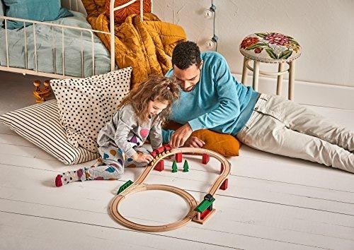 BRIO - Set Ferrovia Deluxe, Pista Trenino con Accessori, 25 Pezzi, Età 24+ Mesi - 5
