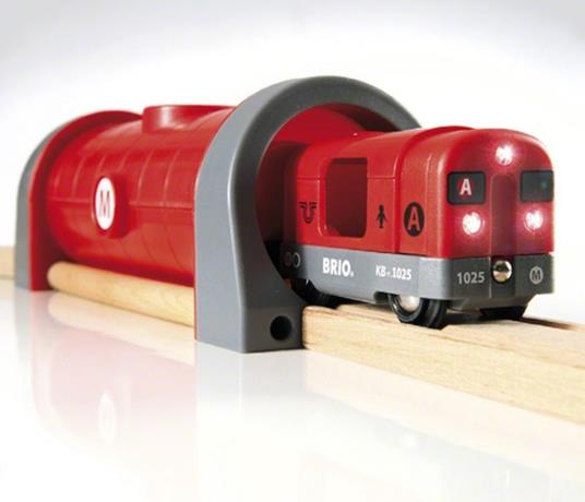 BRIO WORLD - Set Ferrovia Metropolitana, Pista Trenino con Accessori, 20 pezzi, Età 3+ Anni - 10