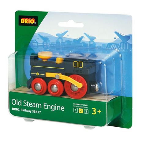 BRIO WORLD - Antica Locomotiva a Vapore, Veicoli per Pista Trenino BRIO, Età 3+ Anni