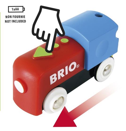 BRIO - Set La Mia Prima Ferrovia con Treno a Batterie, Pista Trenino BRIO, 25 Pezzi, Età 18+ Mesi - 9