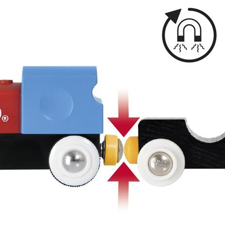 BRIO - Set La Mia Prima Ferrovia con Treno a Batterie, Pista Trenino BRIO, 25 Pezzi, Età 18+ Mesi - 12