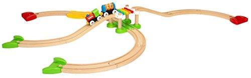 BRIO - La Mia Prima Ferrovia, Set per Principianti, Pista Trenino BRIO, 18 Pezzi, Età 18+ Mesi - 5