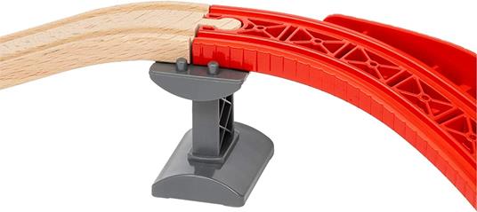 BRIO WORLD - Pacchetto Binari e Rotaie con Curve, Accessori per Pista Trenino BRIO, 16 pezzi, Età 3+ Anni - 6