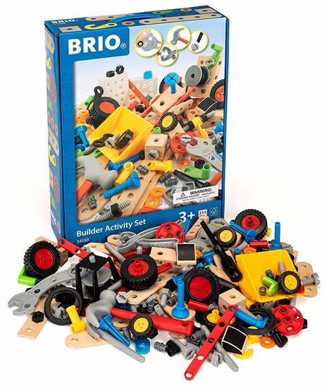 BRIO BUILDER - Set Costruzioni con Attrezzi, Kit per Veicoli da Montare, 211 Pezzi, Età 3+ Anni - 8