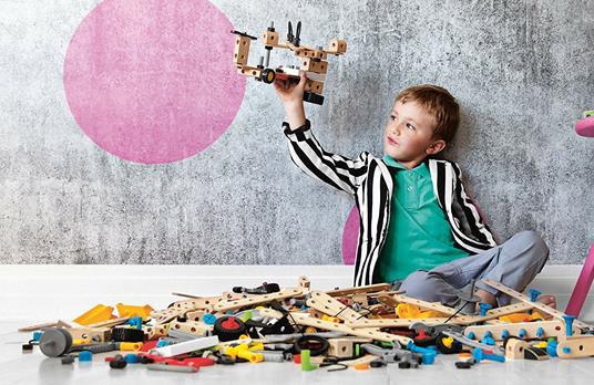 BRIO BUILDER - Set Costruzioni  Creativo con Attrezzi, Kit per Oggetti da Montare, 271 Pezzi, Età 3+ Anni - 13