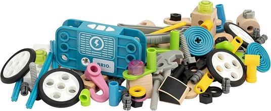 BRIO BUILDER - Set di Costruzioni con Motore, Kit per Veicoli da Montare, 121 Pezzi, Età 3+ Anni - 3