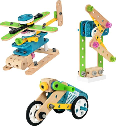 BRIO BUILDER - Set di Costruzioni con Motore, Kit per Veicoli da Montare, 121 Pezzi, Età 3+ Anni - 4
