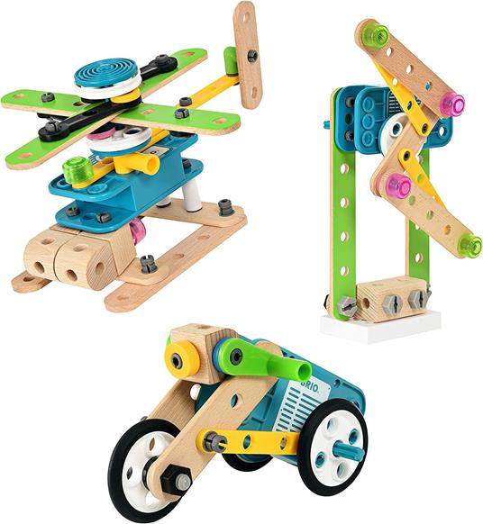 BRIO BUILDER - Set di Costruzioni con Motore, Kit per Veicoli da Montare, 121 Pezzi, Età 3+ Anni - 4