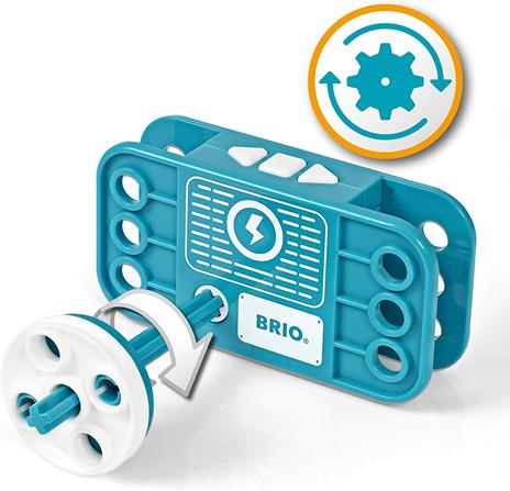 BRIO BUILDER - Set di Costruzioni con Motore, Kit per Veicoli da Montare, 121 Pezzi, Età 3+ Anni - 6