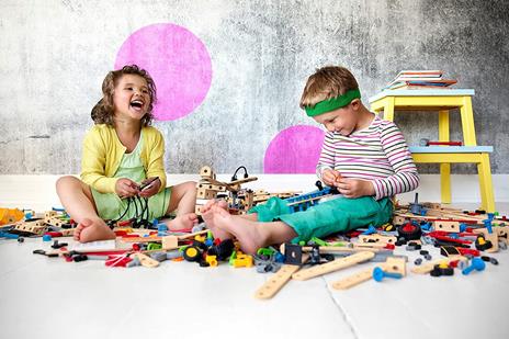 BRIO BUILDER - Set di Costruzioni con Motore, Kit per Veicoli da Montare, 121 Pezzi, Età 3+ Anni - 7