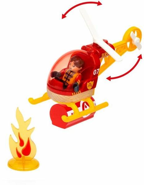 BRIO WORLD - Set Ferrovia Squadra di Soccorso, Pista Trenino con Accessori, 44 pezzi, Età 3+ Anni - 7