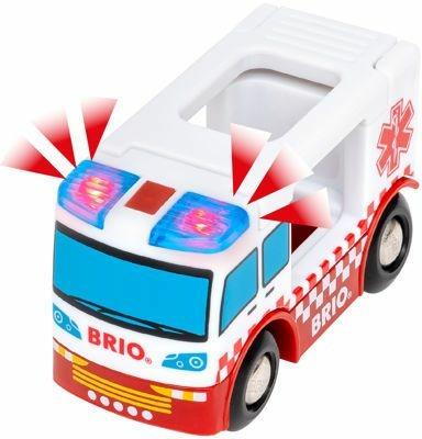 BRIO WORLD - Set Ferrovia Squadra di Soccorso, Pista Trenino con Accessori, 44 pezzi, Età 3+ Anni - 8