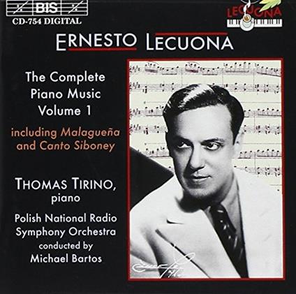 Musica per Pianoforte vol.1 - CD Audio di Ernesto Lecuona