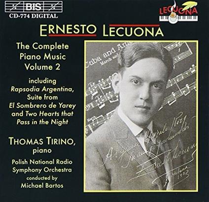 Musica per Pianoforte vol.2 - CD Audio di Ernesto Lecuona