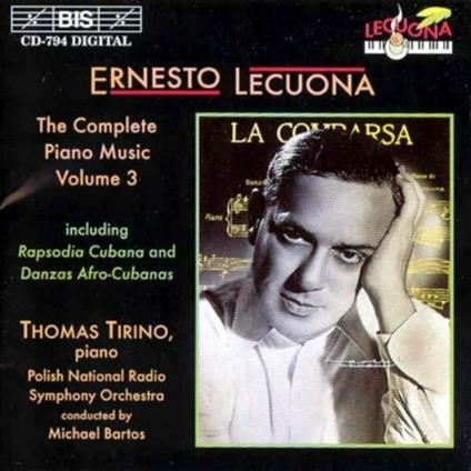 Musica per Pianoforte vol.3 - CD Audio di Ernesto Lecuona