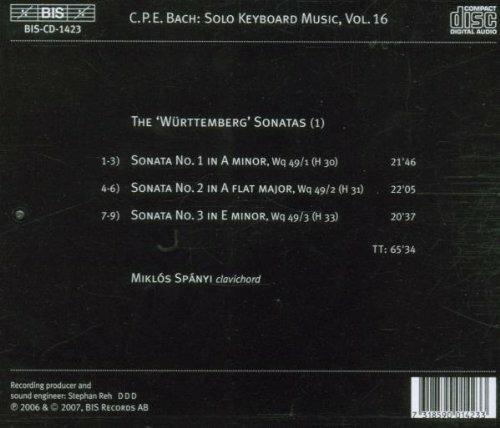 Musica per strumento a tastiera solo vol.1 - CD Audio di Carl Philipp Emanuel Bach - 2
