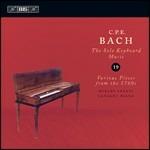 Musica per strumento a tastiera solo vol.19 - CD Audio di Carl Philipp Emanuel Bach,Miklos Spanyi