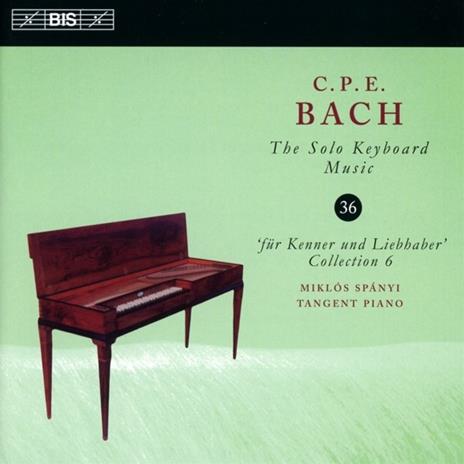 Musica per strumento a tastiera solo vol.36 - CD Audio di Carl Philipp Emanuel Bach