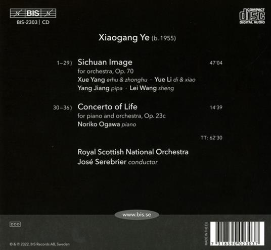 Sichuan Image - CD Audio di Royal Scottish National Orchestra,Noriko Ogawa,Ye Xiaogang - 2
