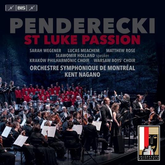 Passione Secondo Luca - CD Audio di Krzysztof Penderecki,Kent Nagano