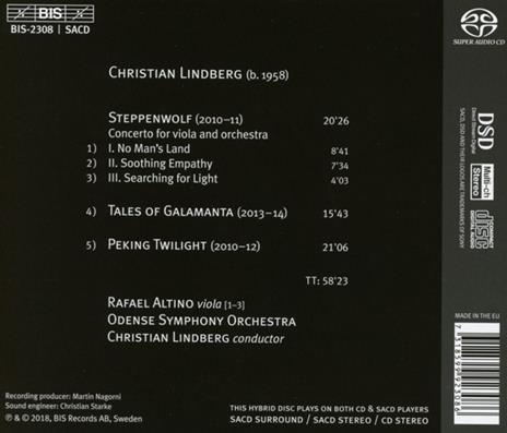 Steppenwolf - SuperAudio CD di Christian Lindberg - 2