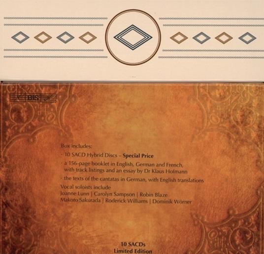 The Secular Cantatas (SACD Box Set Edition) - SuperAudio CD di Johann Sebastian Bach,Masaaki Suzuki,Bach Collegium Japan - 2