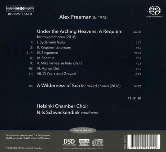 Under the Arching Heavens: a Requiem - CD Audio di Alex Freeman - 2
