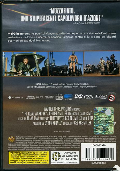 Interceptor, il guerriero della strada di George Miller - DVD - 2