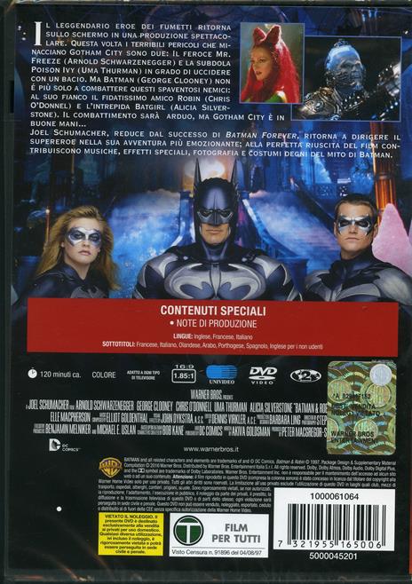 Batman e Robin di Joel Schumacher - DVD - 2