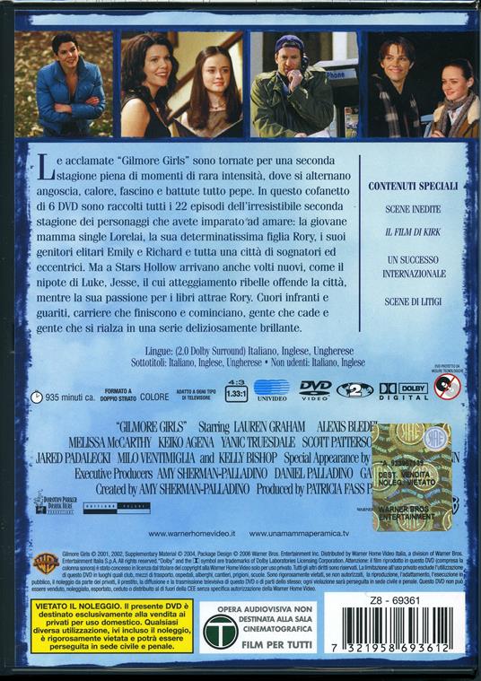 Una mamma per amica. Stagione 2 (6 DVD) - DVD - 2