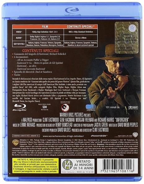Gli spietati di Clint Eastwood - Blu-ray - 2