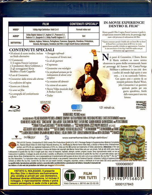 Constantine di Francis Lawrence - Blu-ray - 2