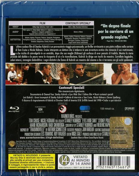 Eyes Wide Shut<span>.</span> Edizione speciale di Stanley Kubrick - Blu-ray - 2