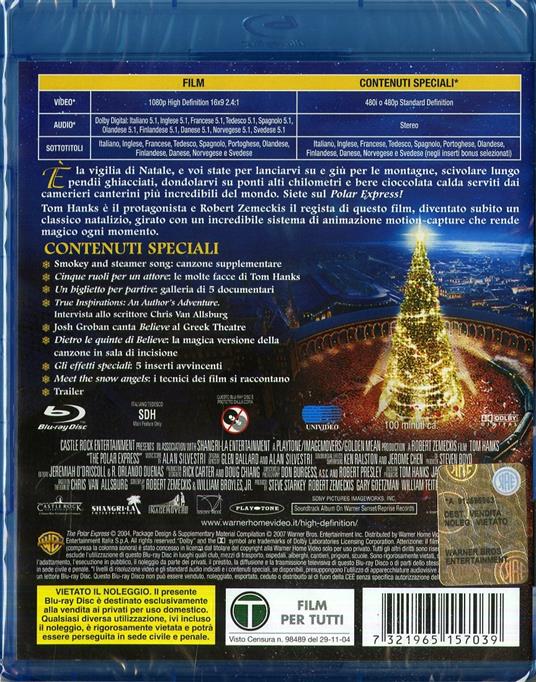 Polar Express di Robert Zemeckis - Blu-ray - 2