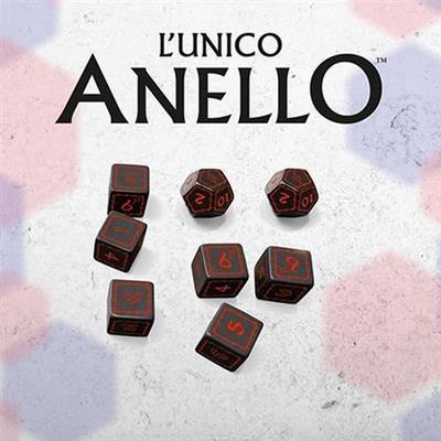 L'Unico Anello - Set di Dadi Sauron. GDR - ITA. Gioco da tavolo