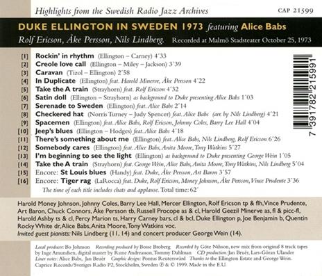 In Sweden 1973 - CD Audio di Duke Ellington - 2