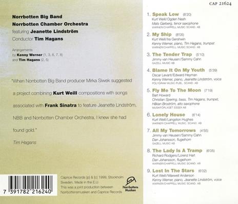 Sinatra-Weill - CD Audio di Jeanette Lindstrom - 2