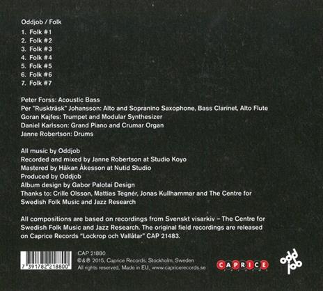 Folk - CD Audio di Oddjob - 2
